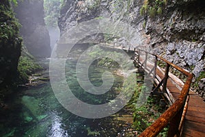 River, Canyon Vintgar, Triglav - Slovenia photo