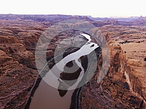 River in Canyonlands, Utah.
