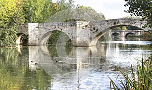 River Carrion in Palencia photo