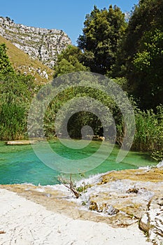 The river of Cavagrande in Sicily