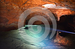 River Cave in Jenolan Caves Blue Mountains New South Wales Australia