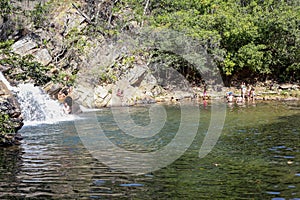 River in the center-east of Brazil photo