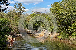 River in the center-east of Brazil photo