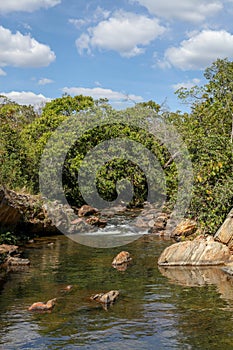 River in the center-east of Brazil photo