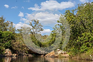 River in the center-east of Brazil photo