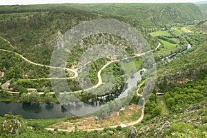 River Cetina in Croatia