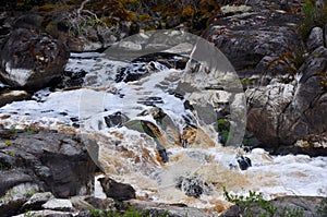 River Channel:Foamy Cappuccino Tinted Circular Pools, Western Australia