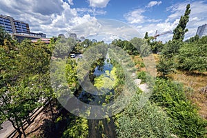 River in Chisinau city