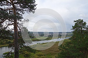 The river Chusovaya in the Urals