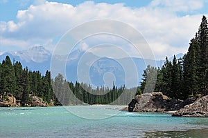 River close to Banff National Park