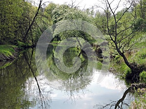 River coast, Lithuania