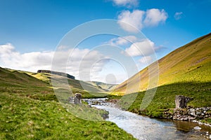 River Coquet flows from the Cheviot Hills