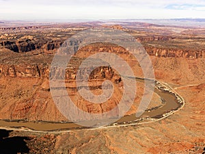 River Through a Craggy Landscape