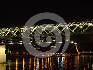 River cruise at night