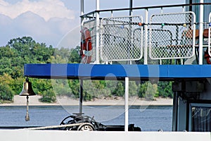 River cruise ship bell