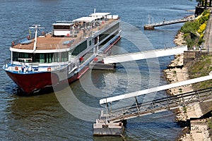 River cruise ship RHEIN MELODIE of Nicko Cruises in Cologne, Germany