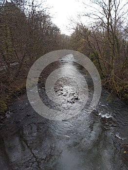 The river cynon at mountain ash