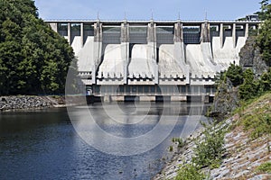 River dam Slapy, Czech republic