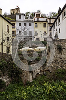 The River Darro in Granada has historically been a hot spot for the construction of beautiful buildings that are now of high histo