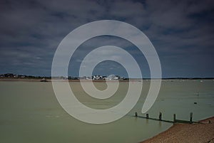 The River Deben at Bawdsey in Suffolk, UK