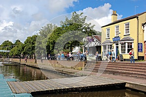 River Dee Quayside. Chester. England