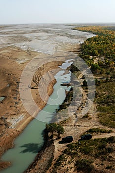 River through desert