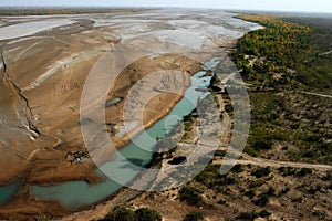 River through desert