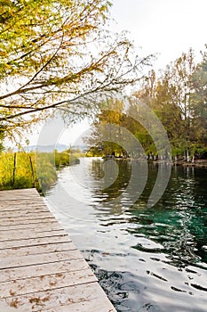 River Dock - La media luna National Park photo