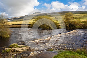 The river Doe near the Beezley Falls above Ingleton