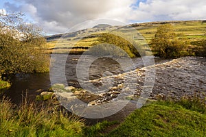 The river Doe near the Beezley Falls above Ingleton