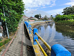 River In Downtown Manado