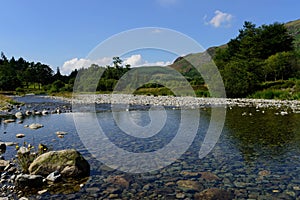 River Duddon in Cumbria photo