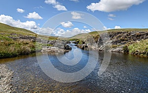 The river Elan in the Welsh hills