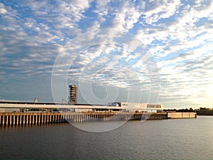 River embankments in Montreal photo