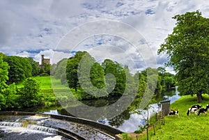 River in English countryside