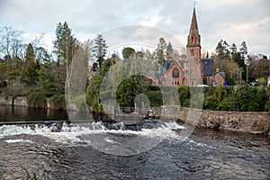 The River Ericht (Scottish Gaelic: Abhainn Eireachd) Scotland. UK