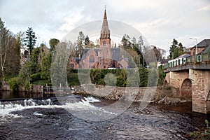 The River Ericht (Scottish Gaelic: Abhainn Eireachd) Scotland. UK