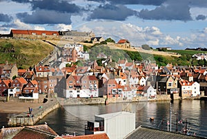 River Esk in Whitby, England