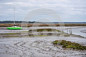 River estuary sado in Portugal