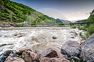 River Eufrat in east Turkey near Erzincan