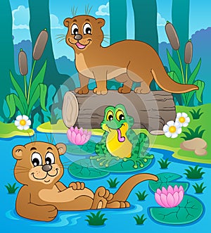 River fauna theme image 3