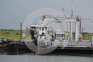 River Ferry at Cameron Louisiana