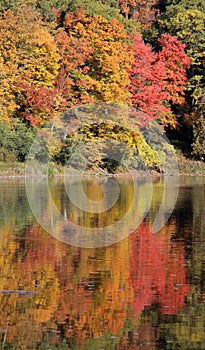 River on Fire Reflection