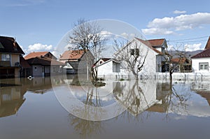 River flood photo