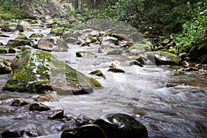 River flow at Tatra mountains