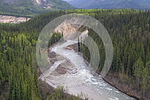 River Flowing Through the Alaskan Frontier