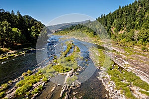 River flowing in Oregon, USA photo