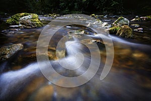 River flowing trough the rocks