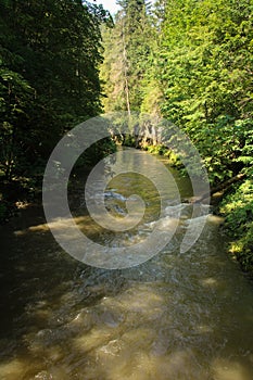 Řeka protéká územím Národního parku Slovenský ráj
