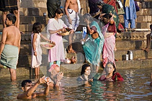 River Ganges in Varanasi - India